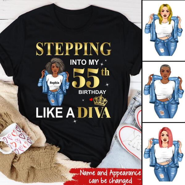 Custom Birthday Shirts, Chapter 55, Fabulous Since 1967 55th Birthday Unique T Shirt For Woman, Her Gifts For 55 Years Old, Turning 55 Birthday Cotton Shirt