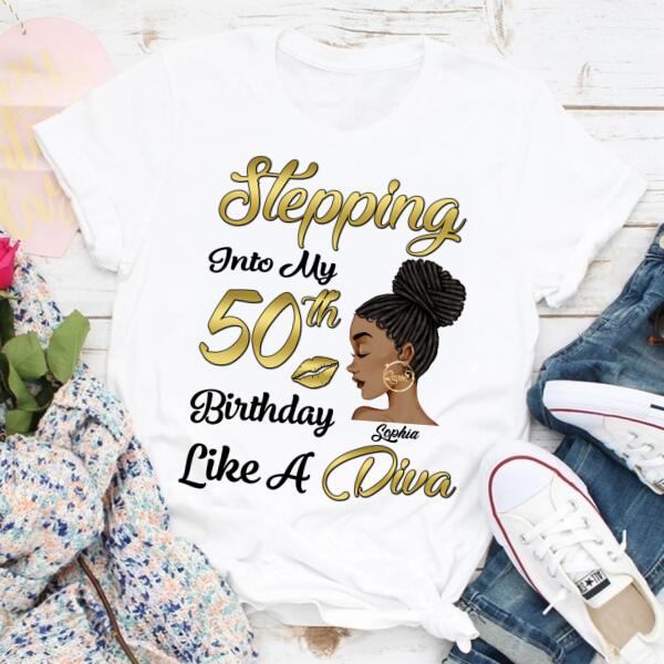 Chapter 50, Fabulous Since 1972 50th Birthday Unique T Shirt For Woman, Custom Birthday Shirt, Her Gifts For 50 Years Old , Turning 50 Birthday Cotton Shirt