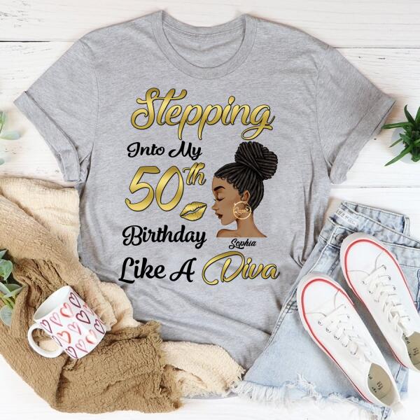 Chapter 50, Fabulous Since 1972 50th Birthday Unique T Shirt For Woman, Custom Birthday Shirt, Her Gifts For 50 Years Old , Turning 50 Birthday Cotton Shirt