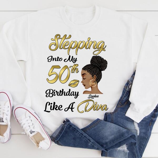 Chapter 50, Fabulous Since 1972 50th Birthday Unique T Shirt For Woman, Custom Birthday Shirt, Her Gifts For 50 Years Old , Turning 50 Birthday Cotton Shirt