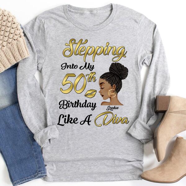 Chapter 50, Fabulous Since 1972 50th Birthday Unique T Shirt For Woman, Custom Birthday Shirt, Her Gifts For 50 Years Old , Turning 50 Birthday Cotton Shirt