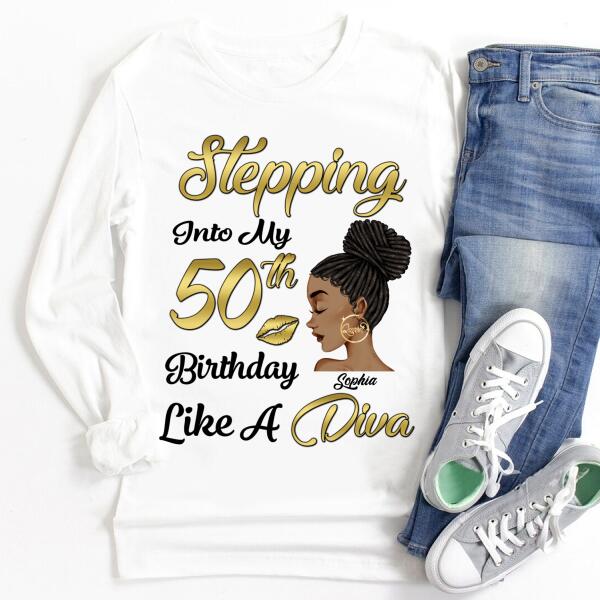 Chapter 50, Fabulous Since 1972 50th Birthday Unique T Shirt For Woman, Custom Birthday Shirt, Her Gifts For 50 Years Old , Turning 50 Birthday Cotton Shirt