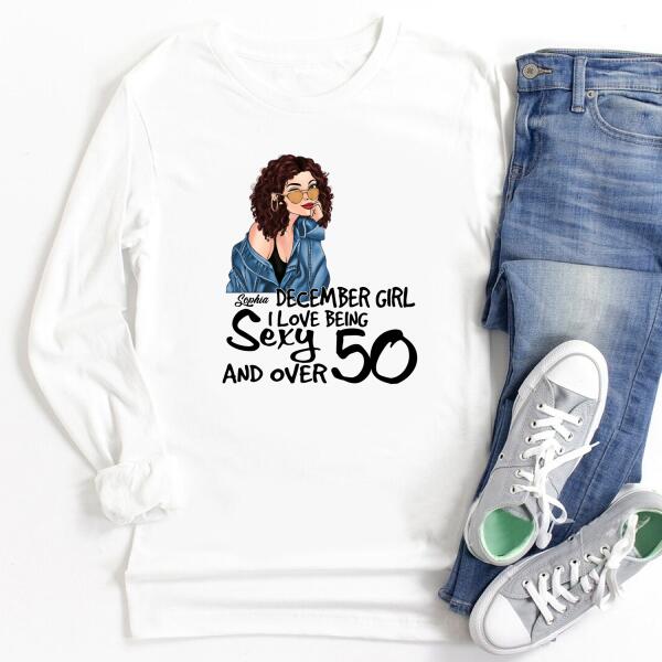 December Birthday Shirt, Custom Birthday Shirt, Chapter 50, Fabulous Since 1972 50th Birthday Unique T Shirt For Woman, Her Gifts For 50 Years Old , Turning 50 Birthday Cotton Shirt