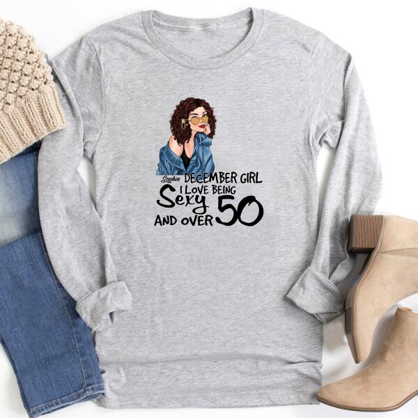 December Birthday Shirt, Custom Birthday Shirt, Chapter 50, Fabulous Since 1972 50th Birthday Unique T Shirt For Woman, Her Gifts For 50 Years Old , Turning 50 Birthday Cotton Shirt