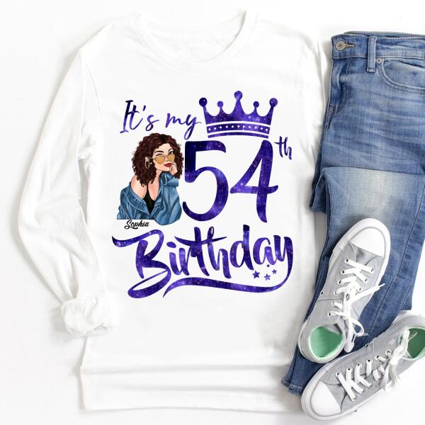 Chapter 54, Fabulous Since 1968 54th Birthday Unique T Shirt For Woman, Custom Birthday Shirt, Her Gifts For 54 Years Old , Turning 54 Birthday Cotton Shirt