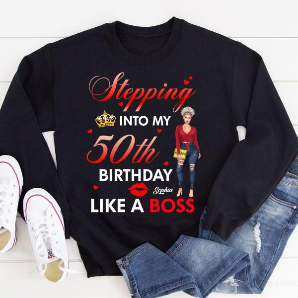 Chapter 50, Fabulous Since 1972 50th Birthday Unique T Shirt For Woman, Custom Birthday Shirt, Her Gifts For 50 Years Old , Turning 50 Birthday Cotton Shirt