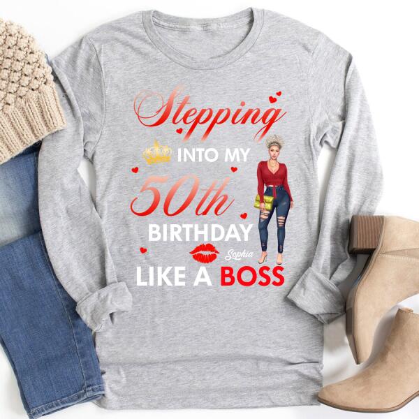 Chapter 50, Fabulous Since 1972 50th Birthday Unique T Shirt For Woman, Custom Birthday Shirt, Her Gifts For 50 Years Old , Turning 50 Birthday Cotton Shirt