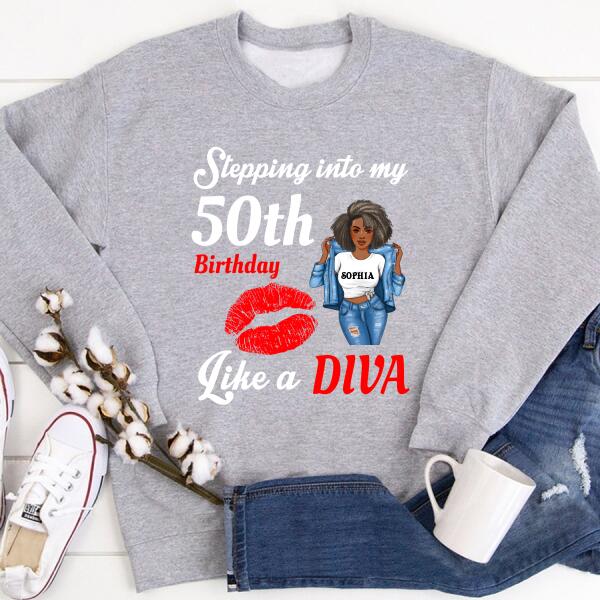 Chapter 50, Fabulous Since 1972 50th Birthday Unique T Shirt For Woman, Custom Birthday Shirt, Her Gifts For 50 Years Old , Turning 50 Birthday Cotton Shirt