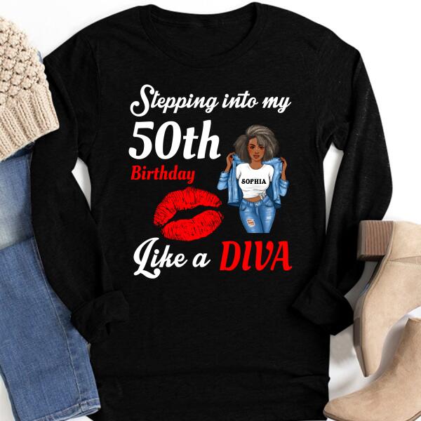 Chapter 50, Fabulous Since 1972 50th Birthday Unique T Shirt For Woman, Custom Birthday Shirt, Her Gifts For 50 Years Old , Turning 50 Birthday Cotton Shirt