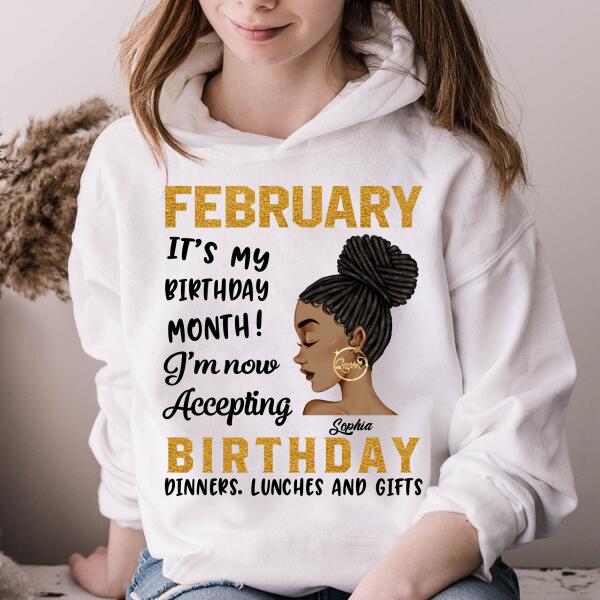 February Birthday Shirt, Custom Birthday Shirt, Queens Born In February, February Birthday Gifts, February shirts for Woman