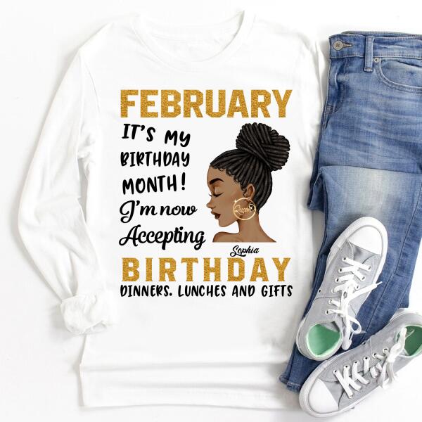 February Birthday Shirt, Custom Birthday Shirt, Queens Born In February, February Birthday Gifts, February shirts for Woman