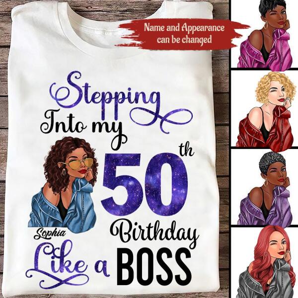 Chapter 50, Fabulous Since 1972 50th Birthday Unique T Shirt For Woman, Custom Birthday Shirt, Her Gifts For 50 Years Old , Turning 50 Birthday Cotton Shirt