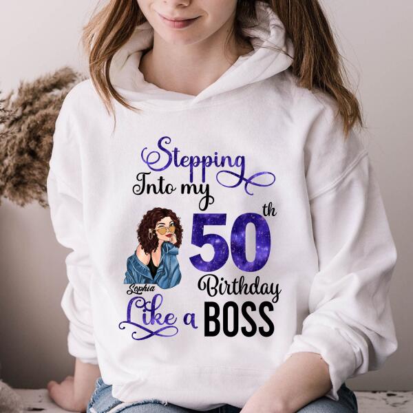 Chapter 50, Fabulous Since 1972 50th Birthday Unique T Shirt For Woman, Custom Birthday Shirt, Her Gifts For 50 Years Old , Turning 50 Birthday Cotton Shirt