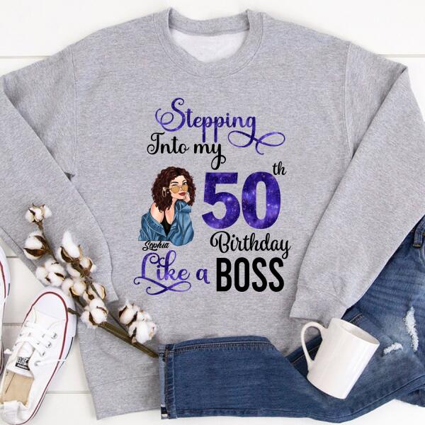 Chapter 50, Fabulous Since 1972 50th Birthday Unique T Shirt For Woman, Custom Birthday Shirt, Her Gifts For 50 Years Old , Turning 50 Birthday Cotton Shirt