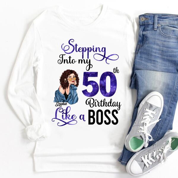 Chapter 50, Fabulous Since 1972 50th Birthday Unique T Shirt For Woman, Custom Birthday Shirt, Her Gifts For 50 Years Old , Turning 50 Birthday Cotton Shirt