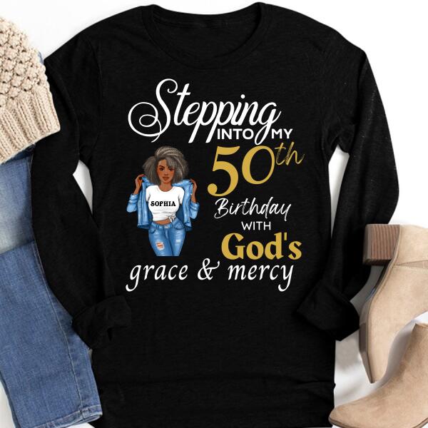 Chapter 50, Fabulous Since 1972 50th Birthday Unique T Shirt For Woman, Custom Birthday Shirt, Her Gifts For 50 Years Old , Turning 50 Birthday Cotton Shirt