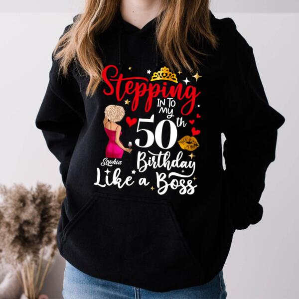 Custom Birthday Shirts, Chapter 50, Fabulous Since 1972 50th Birthday Unique T Shirt For Woman, Her Gifts For 50 Years Old, Turning 50 Birthday Cotton Shirt