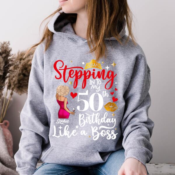 Custom Birthday Shirts, Chapter 50, Fabulous Since 1972 50th Birthday Unique T Shirt For Woman, Her Gifts For 50 Years Old, Turning 50 Birthday Cotton Shirt