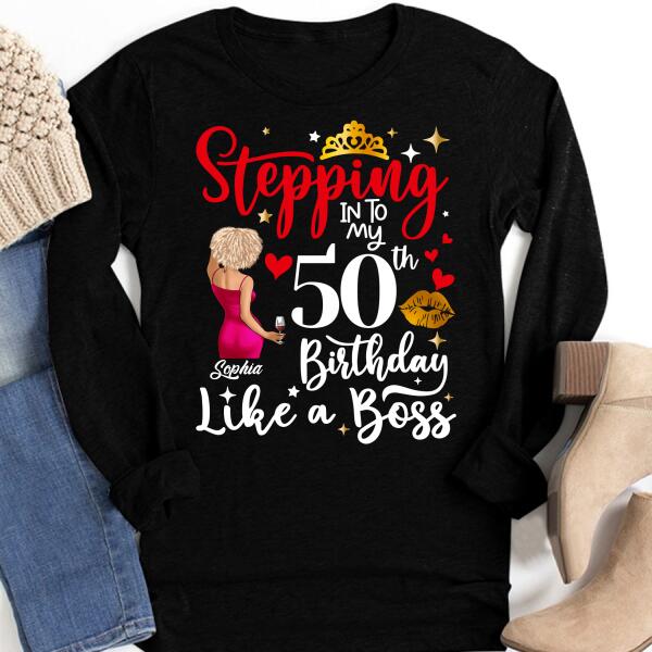 Custom Birthday Shirts, Chapter 50, Fabulous Since 1972 50th Birthday Unique T Shirt For Woman, Her Gifts For 50 Years Old, Turning 50 Birthday Cotton Shirt