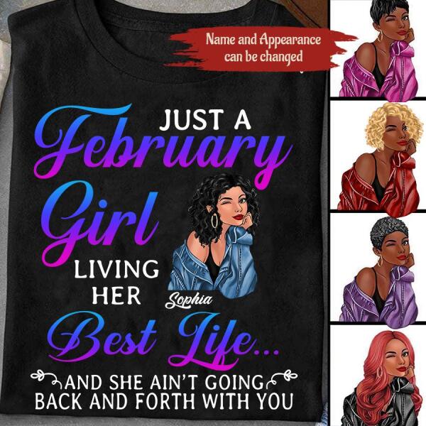 February Birthday Shirt, Custom Birthday Shirt, Queens Born In February, February Birthday Gifts, February shirts for Woman