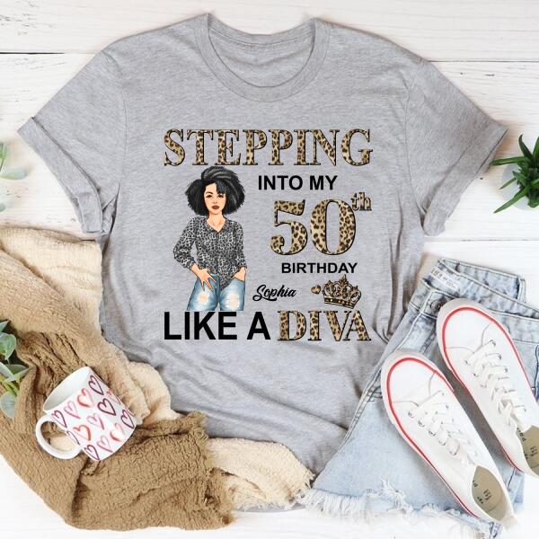 Chapter 50, Fabulous Since 1972 50th Birthday Unique T Shirt For Woman, Custom Birthday Shirt, Her Gifts For 50 Years Old , Turning 50 Birthday Cotton Shirt