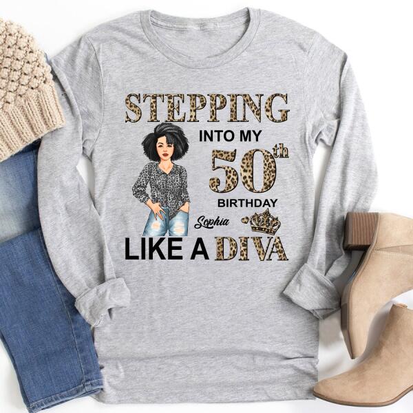 Chapter 50, Fabulous Since 1972 50th Birthday Unique T Shirt For Woman, Custom Birthday Shirt, Her Gifts For 50 Years Old , Turning 50 Birthday Cotton Shirt