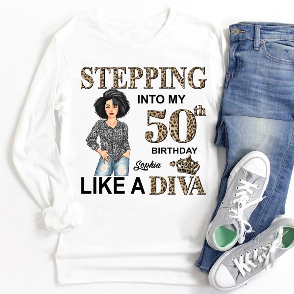 Chapter 50, Fabulous Since 1972 50th Birthday Unique T Shirt For Woman, Custom Birthday Shirt, Her Gifts For 50 Years Old , Turning 50 Birthday Cotton Shirt