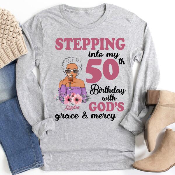 Chapter 50, Fabulous Since 1972 50th Birthday Unique T Shirt For Woman, Custom Birthday Shirt, Her Gifts For 50 Years Old , Turning 50 Birthday Cotton Shirt