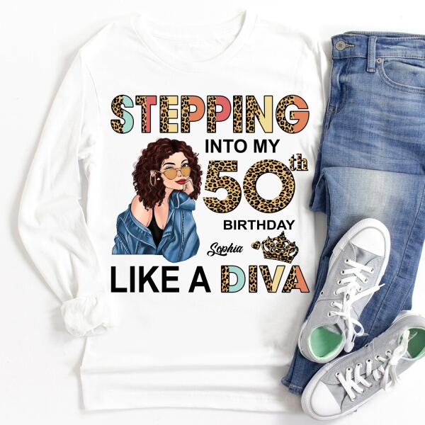 Chapter 50, Fabulous Since 1972 50th Birthday Unique T Shirt For Woman, Custom Birthday Shirt, Her Gifts For 50 Years Old , Turning 50 Birthday Cotton Shirt