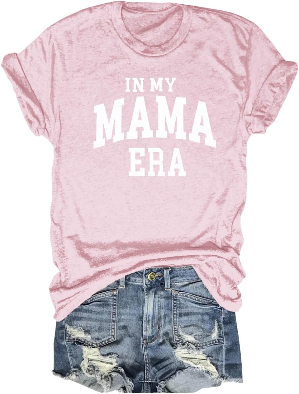 T-Shirt for Mama Women&#39;s Mom Life Graphic Tees Casual Cute Mother&#39;s Day Tops for Mommy