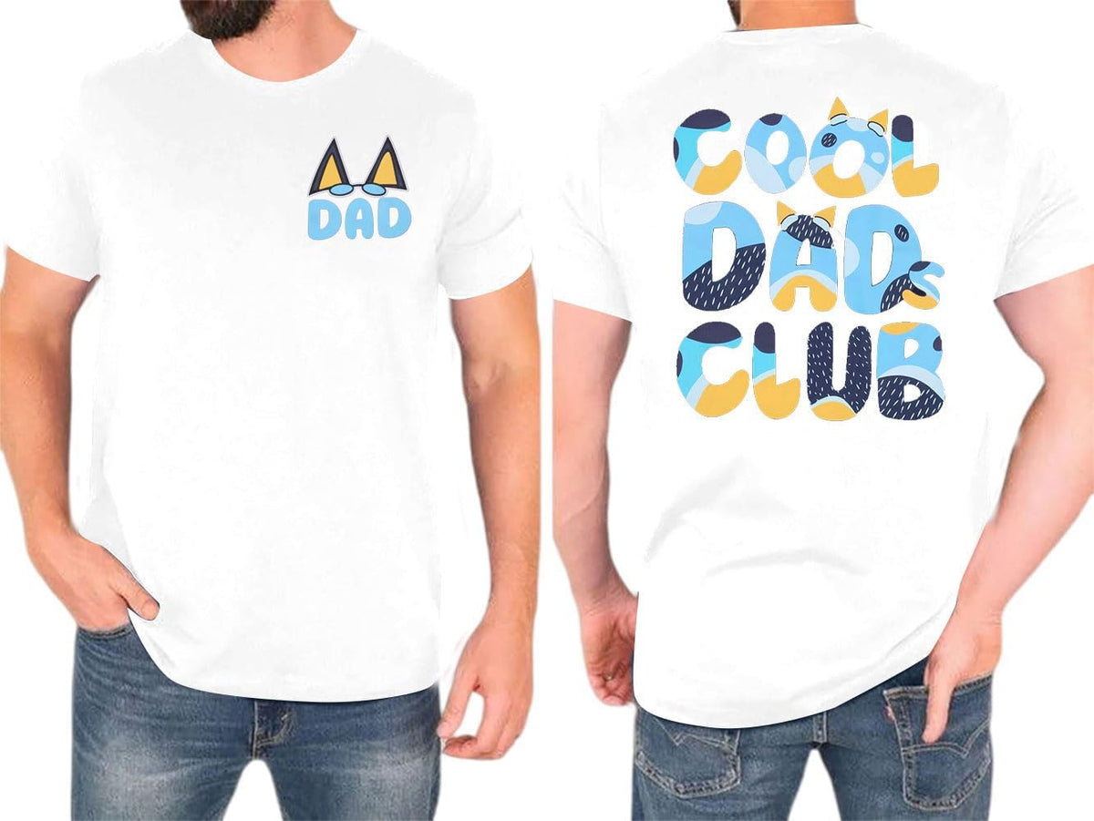 Dad Shirt Men Cool Dad Club T-Shirts Father&#39;s Day Tops Dad Birthday Gift Tees Dad Life Clothes