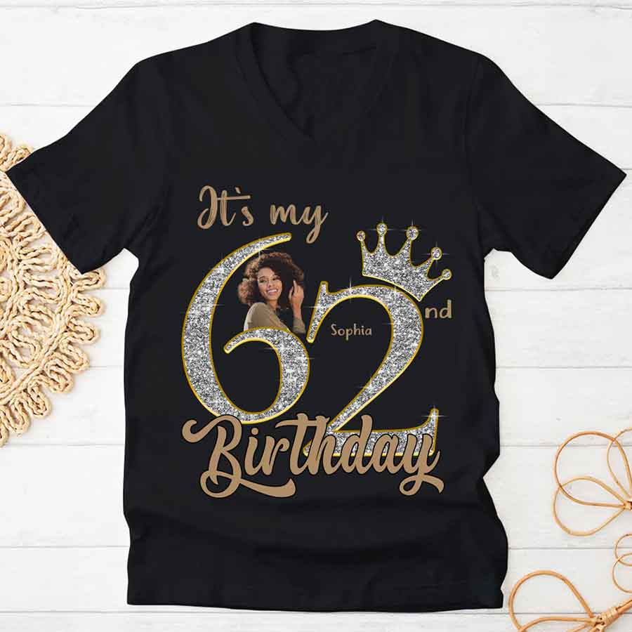 62nd Birthday Shirts, Custom Birthday Shirts, Turning 62 Shirt, Gifts For Women Turning 62, 62 And Fabulous Shirt, 1963 Shirt, 62nd Birthday Shirts For Her-YPT-HCT