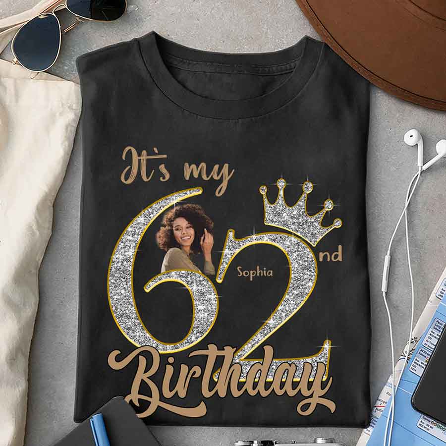 62nd Birthday Shirts, Custom Birthday Shirts, Turning 62 Shirt, Gifts For Women Turning 62, 62 And Fabulous Shirt, 1963 Shirt, 62nd Birthday Shirts For Her-YPT-HCT