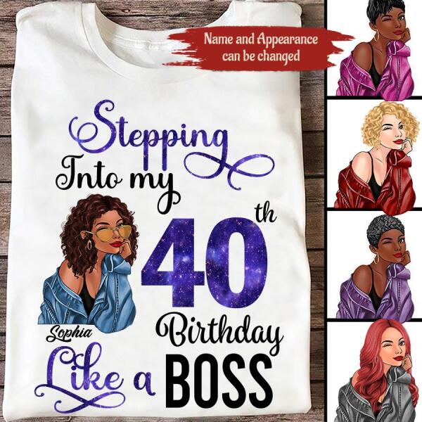 Chapter 40, Fabulous Since 1986 40th Birthday Unique T Shirt For Woman, Custom Birthday Shirt, Her Gifts For 40 Years Old , Turning 40 Birthday Cotton Shirt
