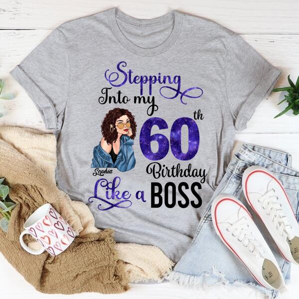 Chapter 60, Fabulous Since 1962 60th Birthday Unique T Shirt For Woman, Custom Birthday Shirt, Her Gifts For 60 Years Old , Turning 60 Birthday Cotton Shirt