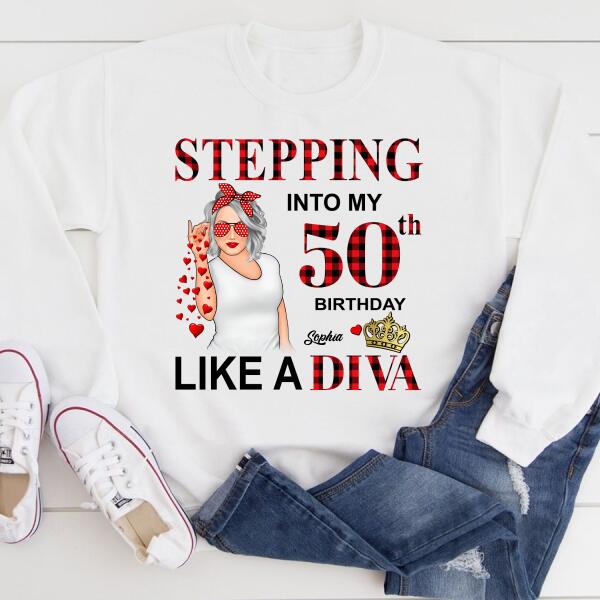 Chapter 50, Fabulous Since 1972 50th Birthday Unique T Shirt For Woman, Custom Birthday Shirt, Her Gifts For 50 Years Old , Turning 50 Birthday Cotton Shirt