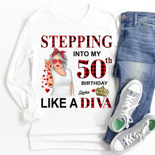 Chapter 50, Fabulous Since 1972 50th Birthday Unique T Shirt For Woman, Custom Birthday Shirt, Her Gifts For 50 Years Old , Turning 50 Birthday Cotton Shirt