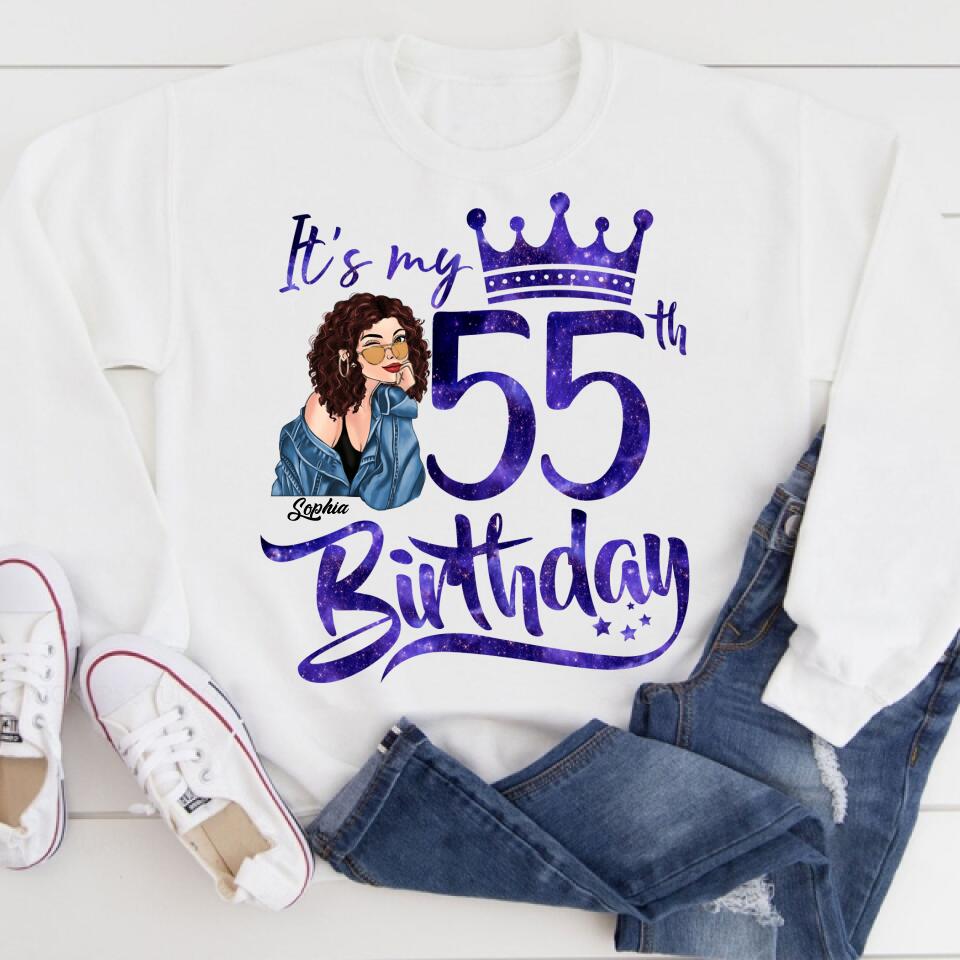 Chapter 55, Fabulous Since 1967 55th Birthday Unique T Shirt For Woman, Custom Birthday Shirt, Her Gifts For 55 Years Old , Turning 55 Birthday Cotton Shirt