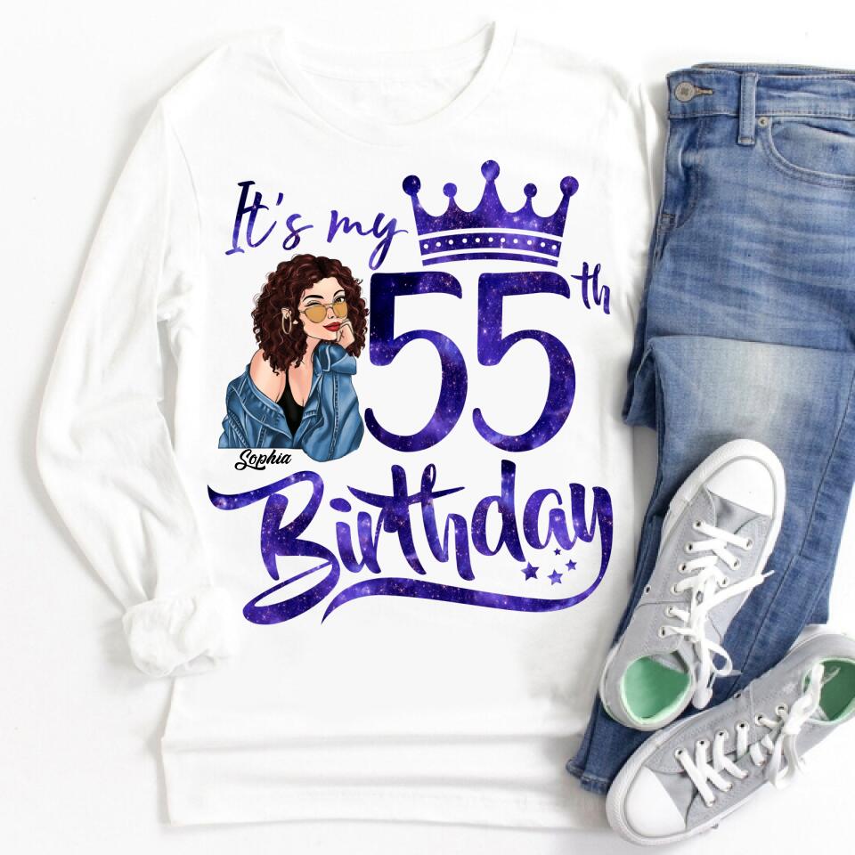 Chapter 55, Fabulous Since 1967 55th Birthday Unique T Shirt For Woman, Custom Birthday Shirt, Her Gifts For 55 Years Old , Turning 55 Birthday Cotton Shirt