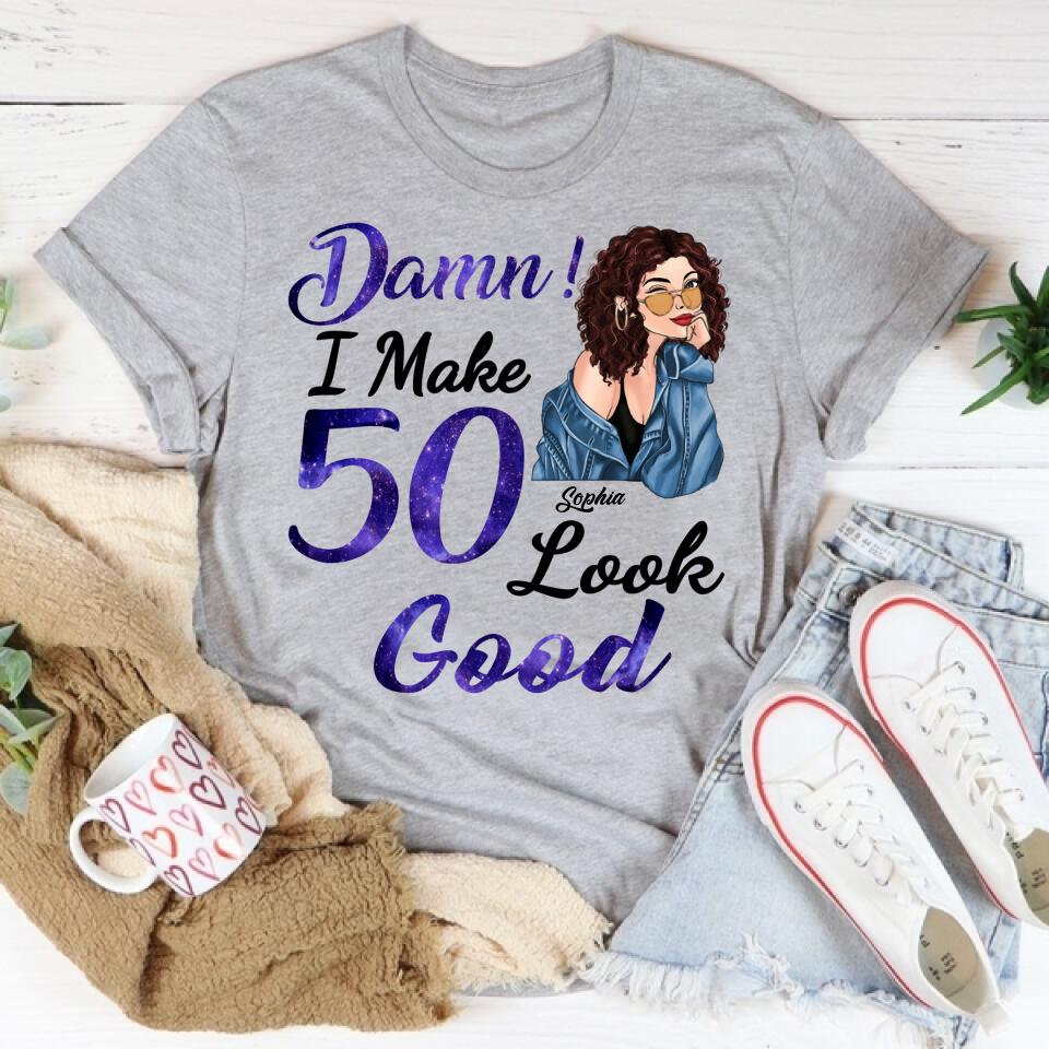 Chapter 50, Fabulous Since 1975 50th Birthday Unique T Shirt For Woman, Her Gifts For 50 Years Old , Turning 50 Birthday Cotton Shirt