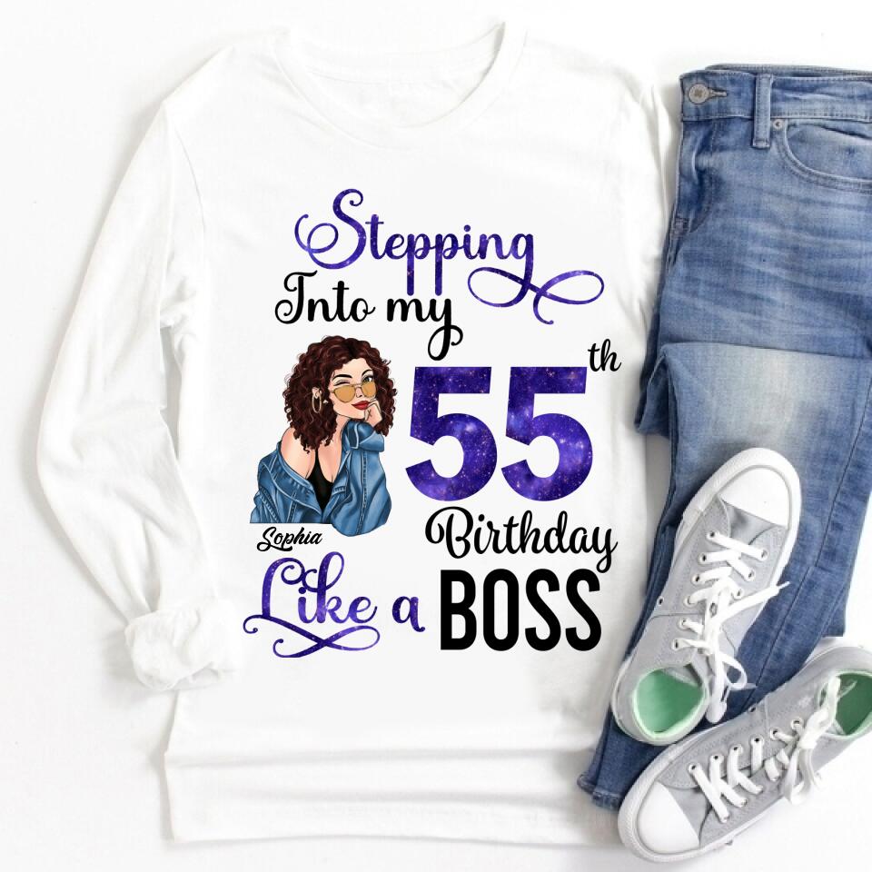 Chapter 55, Fabulous Since 1967 55th Birthday Unique T Shirt For Woman, Custom Birthday Shirt, Her Gifts For 55 Years Old , Turning 55 Birthday Cotton Shirt