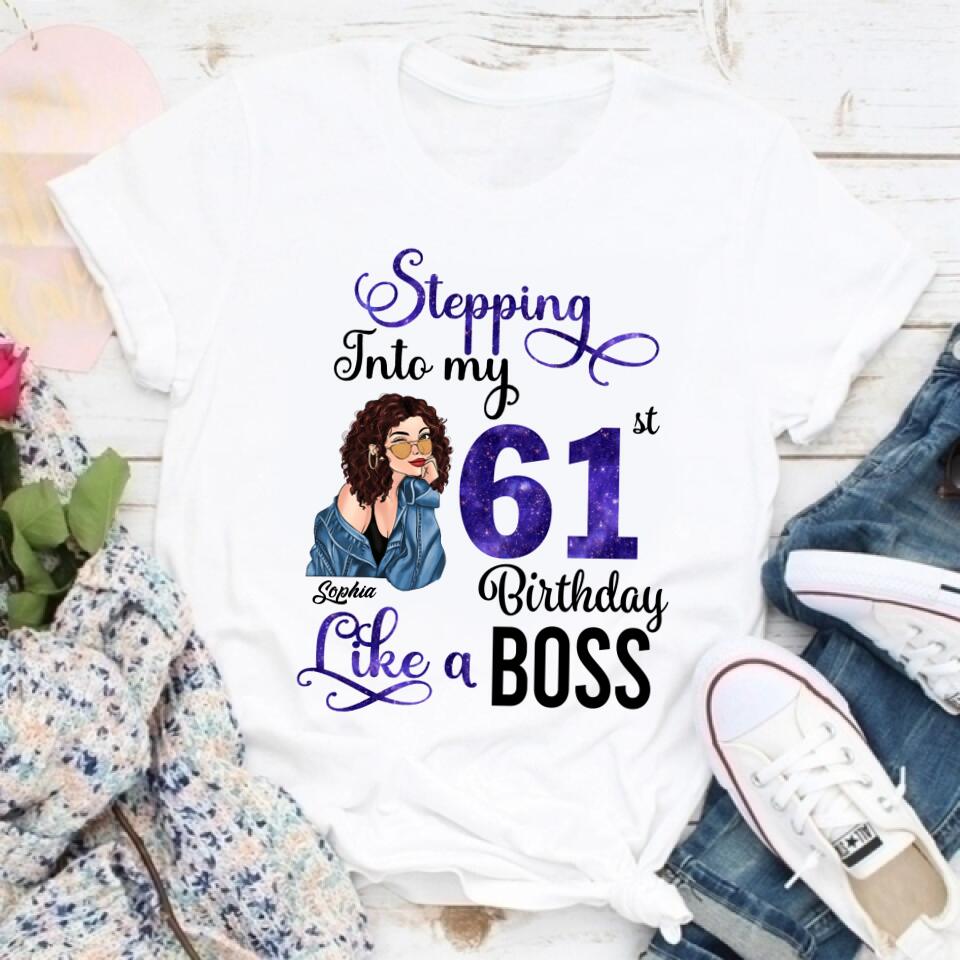 Chapter 61, Fabulous Since 1961 61st Birthday Unique T Shirt For Woman, Custom Birthday Shirt, Her Gifts For 61 Years Old , Turning 61 Birthday Cotton Shirt