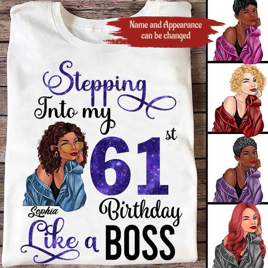 Chapter 61, Fabulous Since 1961 61st Birthday Unique T Shirt For Woman, Custom Birthday Shirt, Her Gifts For 61 Years Old , Turning 61 Birthday Cotton Shirt