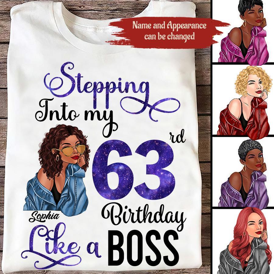 Chapter 63, Fabulous Since 1963 63rd Birthday Unique T Shirt For Woman, Custom Birthday Shirt, Her Gifts For 63 Years Old , Turning 63 Birthday Cotton Shirt