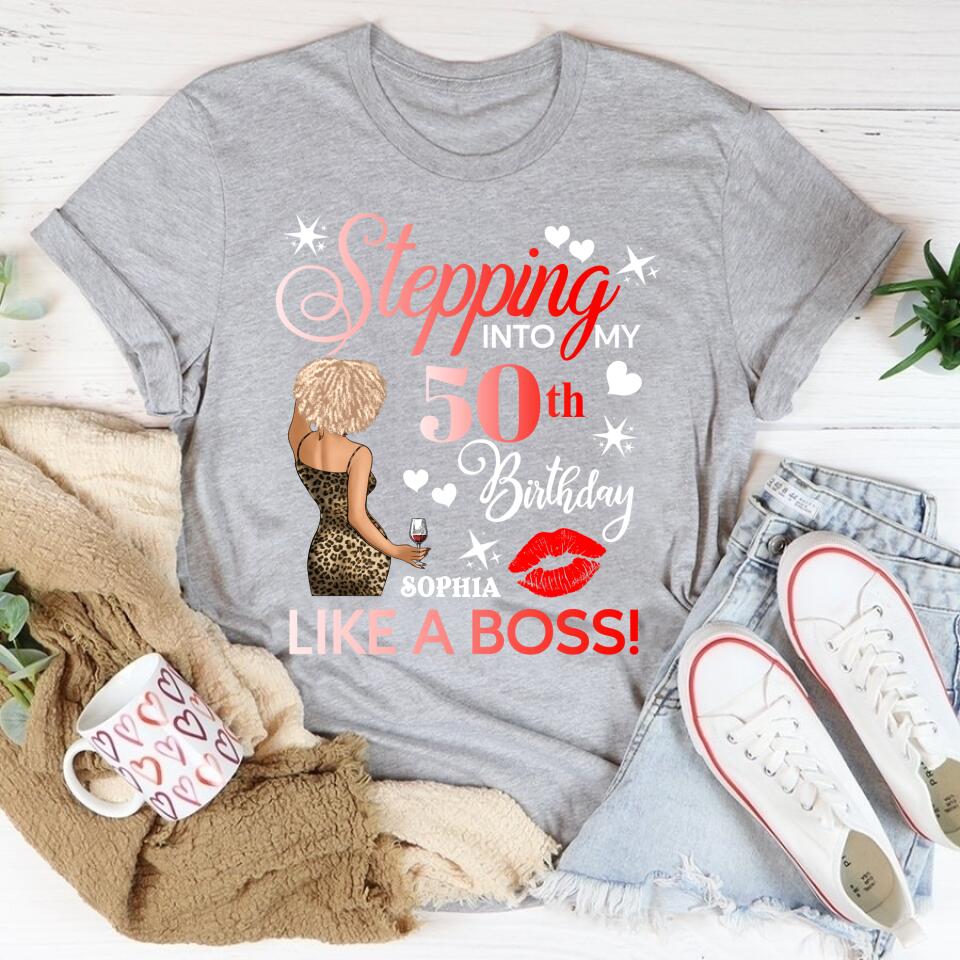 Chapter 50, Fabulous Since 1972 50th Birthday Unique T Shirt For Woman, Custom Birthday Shirt, Her Gifts For 50 Years Old , Turning 50 Birthday Cotton Shirt