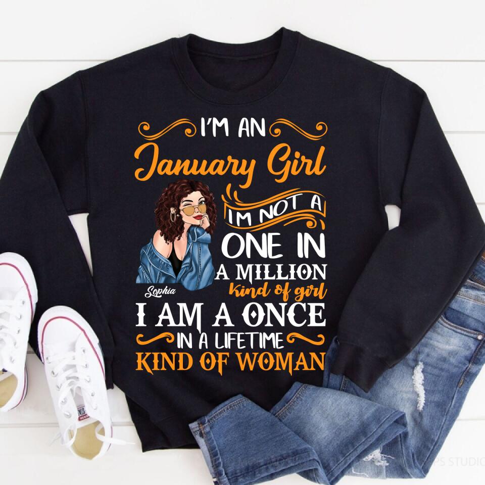 January Birthday Shirt, Custom Birthday Shirt, Queens Born In January, January Birthday Gifts, January Birthday Gifts