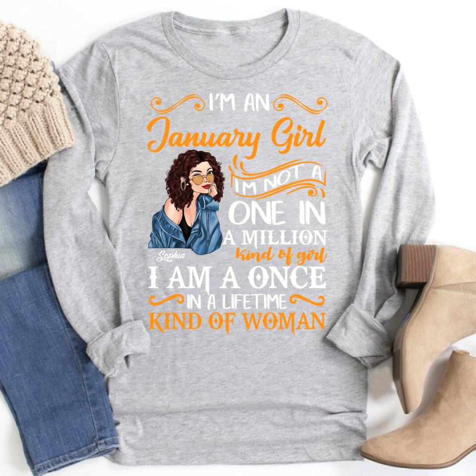 January Birthday Shirt, Custom Birthday Shirt, Queens Born In January, January Birthday Gifts, January Birthday Gifts