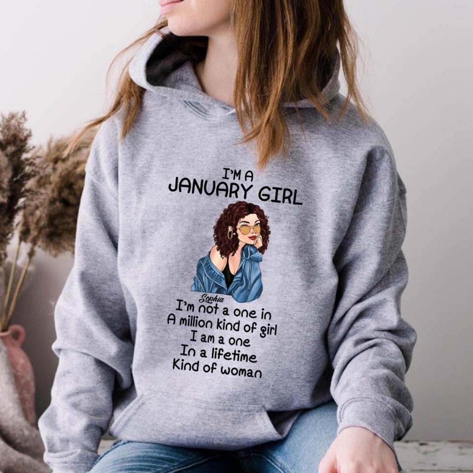 January Birthday Shirt, Custom Birthday Shirt, Queens Born In January, January Birthday Gifts