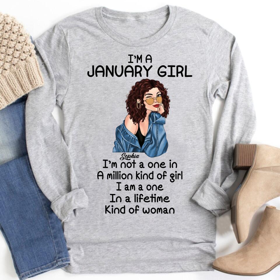January Birthday Shirt, Custom Birthday Shirt, Queens Born In January, January Birthday Gifts