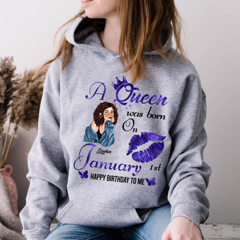 January Birthday Shirt, Custom Birthday Shirt, Queens Born In January, January Birthday Gifts, January Queen shirt, January Birthday Shirts For Woman, Her Birthday Gifts For January